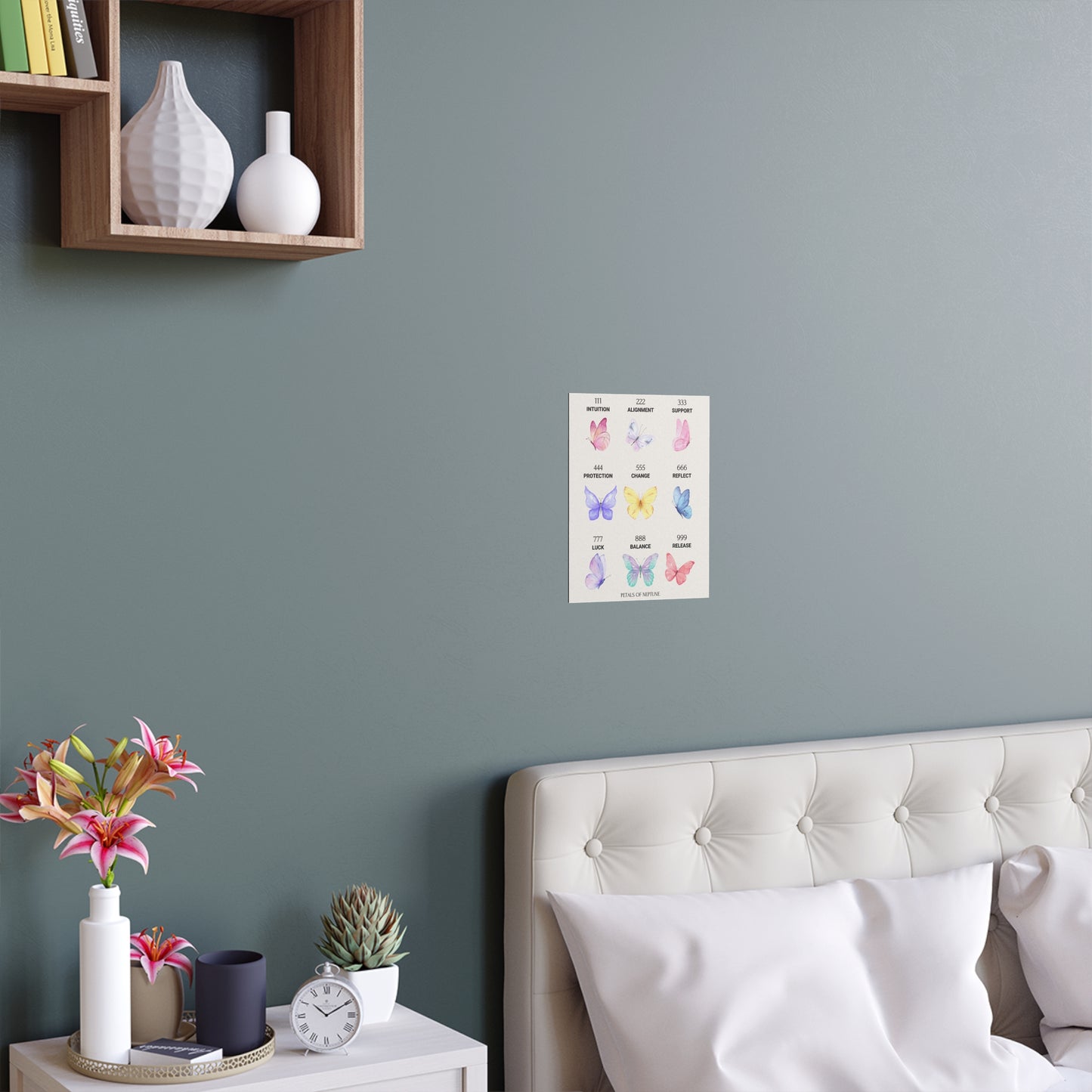 Angel Numbers Butterfly poster