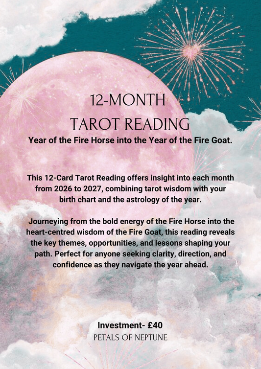 12-Month Tarot Journey | Fire Horse Year into the Year of the Fire Goat
