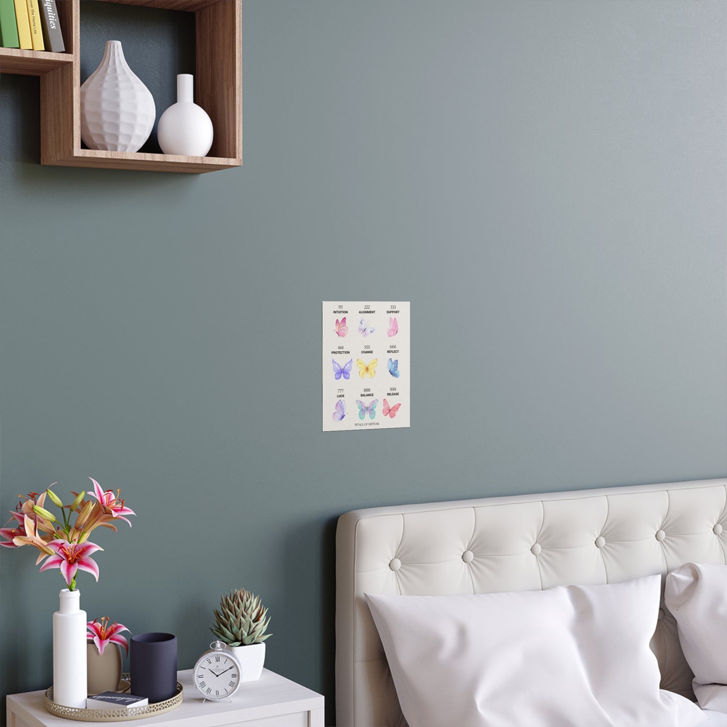 Angel Numbers Butterfly poster