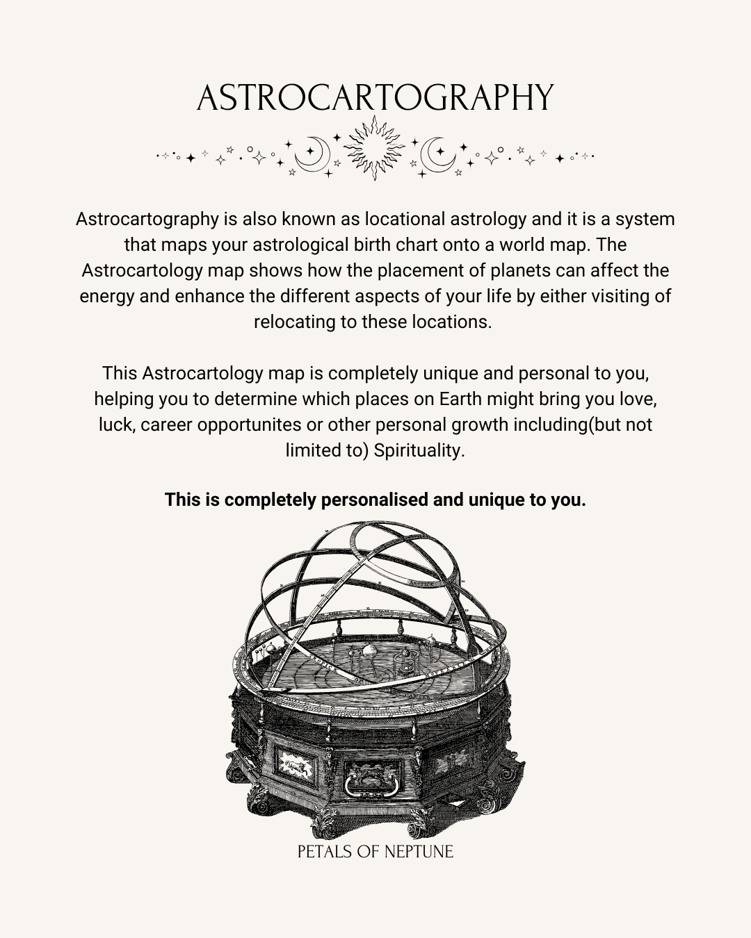 Starlight Pathways- Astrocartography Reading