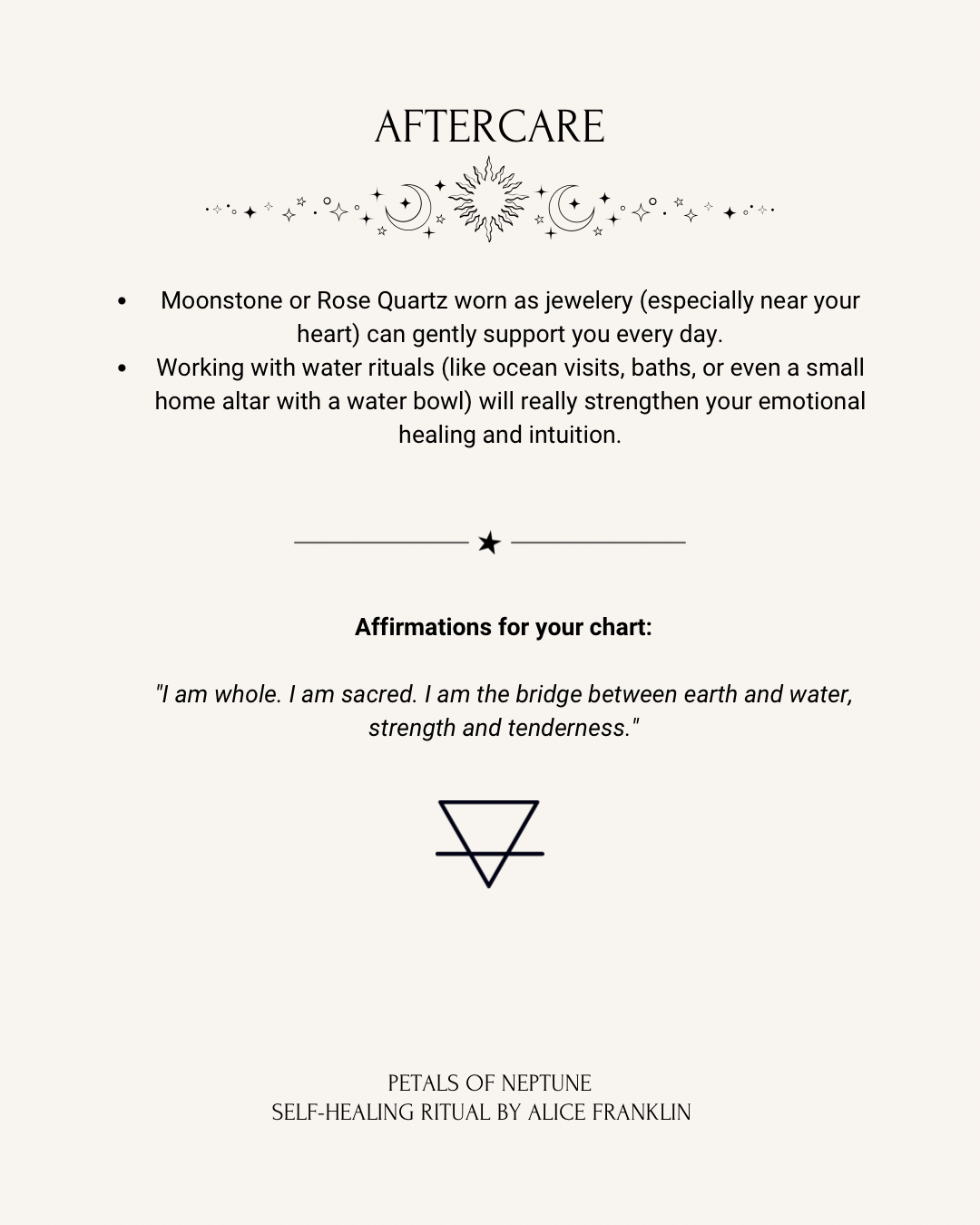 Self- healing Ritual based on your cosmic blueprint