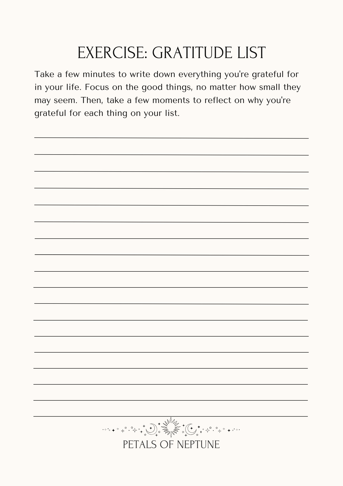 Spring Equinox workbook