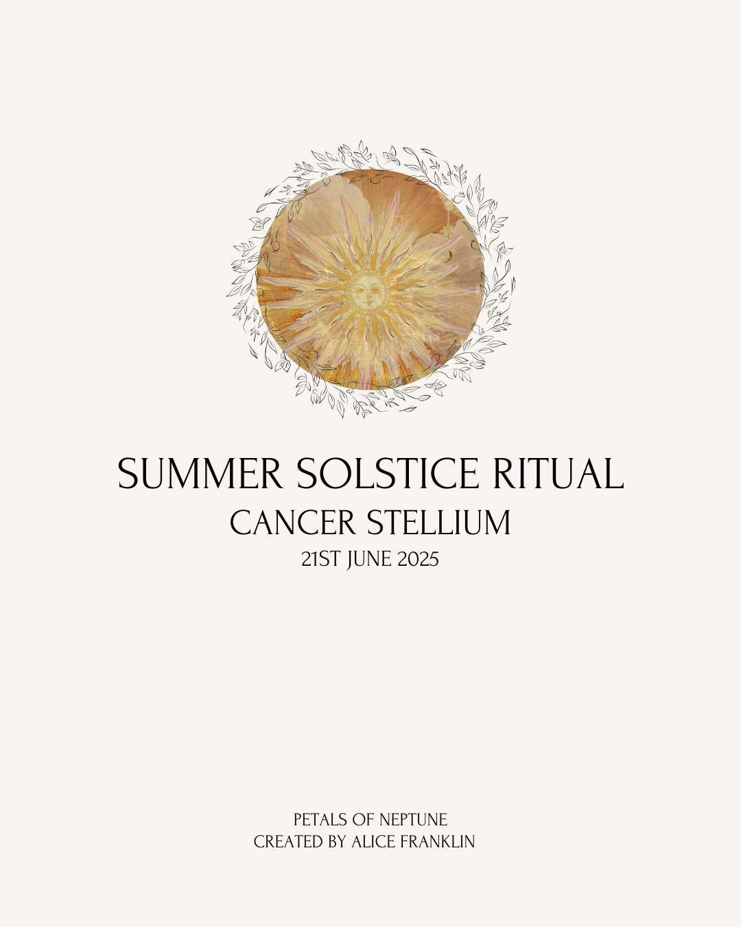 Summer Solstice Self-Healing Ritual