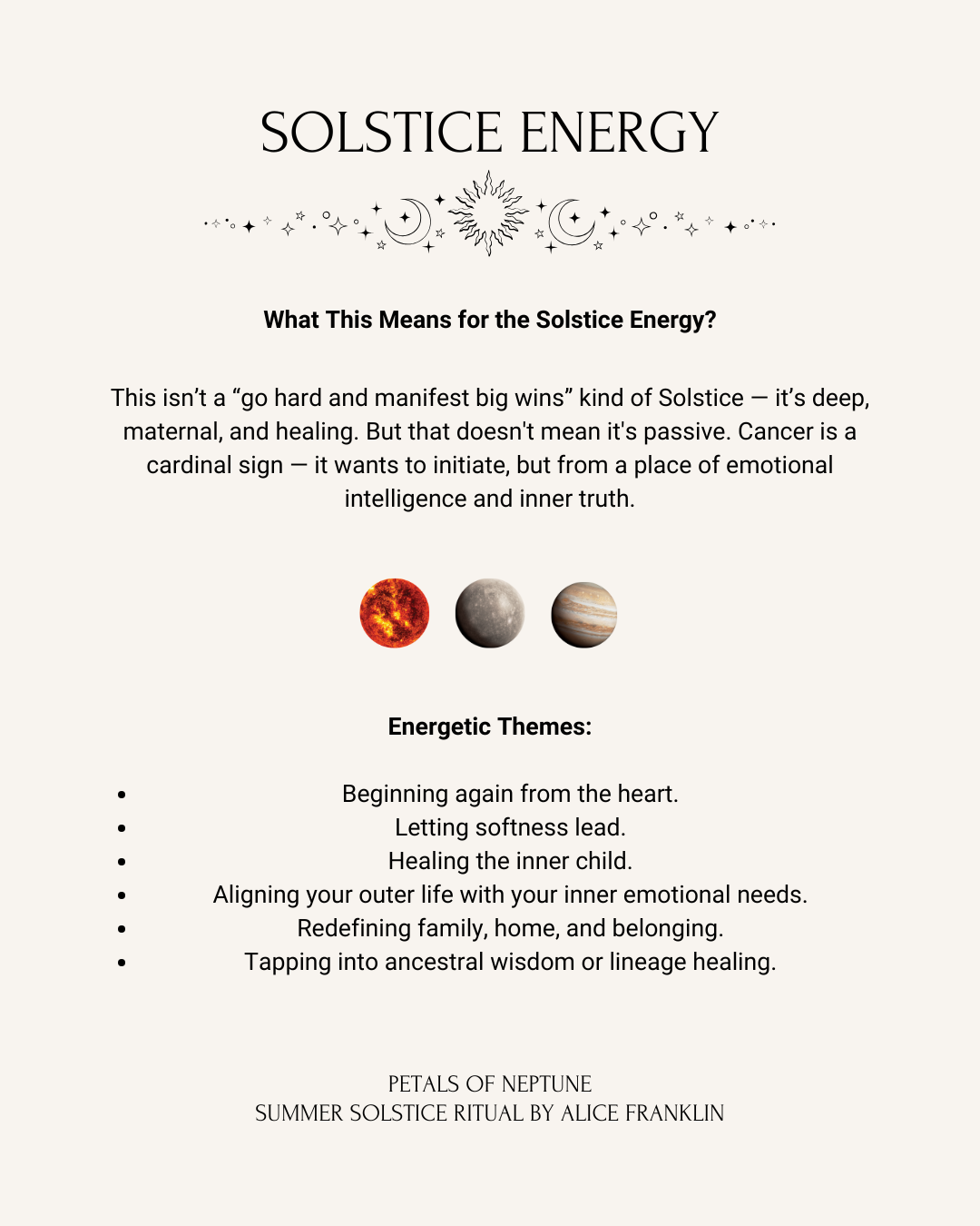 Summer Solstice Self-Healing Ritual